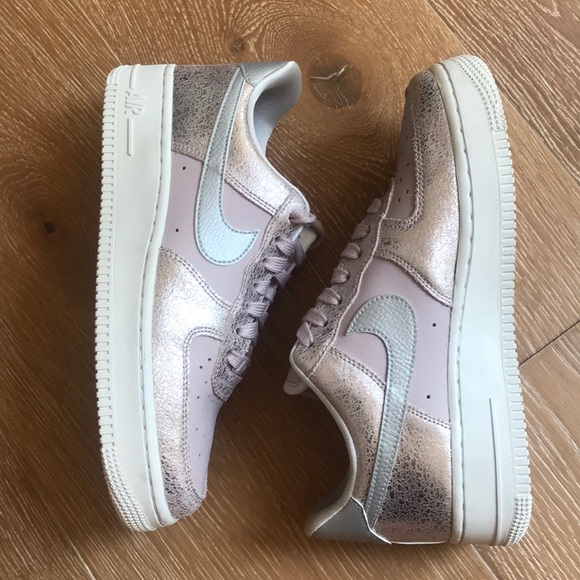 nike air force pink rose